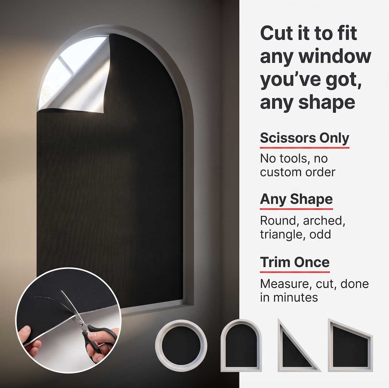 Black Out Any Window, Gaps And All, with Darkle Military Grade Shield